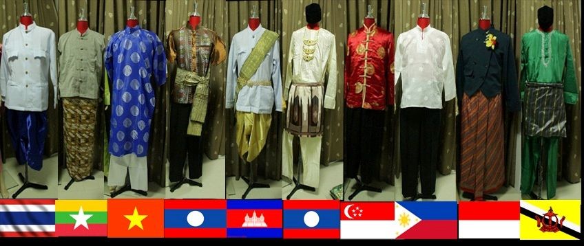 ชุดประจำชาติอาเซียนชาย ชุดประจำชาติอาเซียนชาย