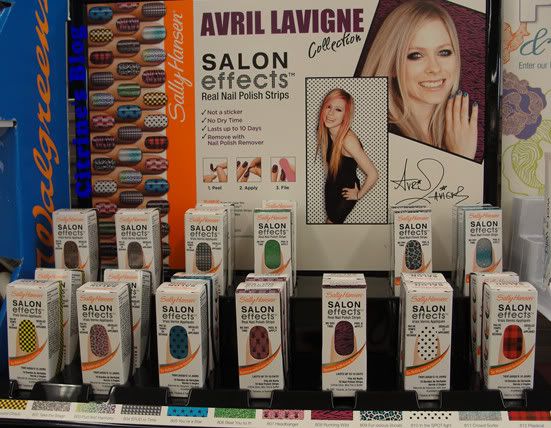 Sally Hansen Avril Lavigne Collection Salon Effects Nail Polish Strips