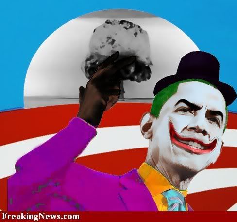 Obama the Nuclear Joker Pictures, Images and Photos