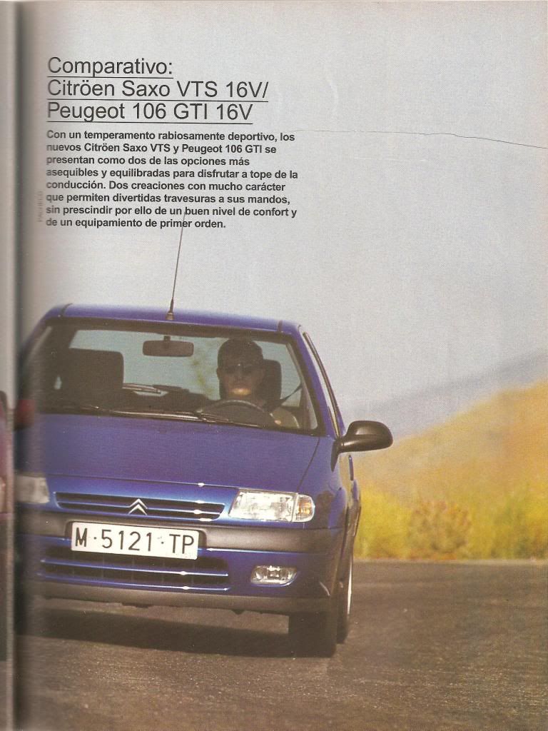 prueba:CITROEN SAXO VTS 16v vs PEUGEOT 106 GTi 16v