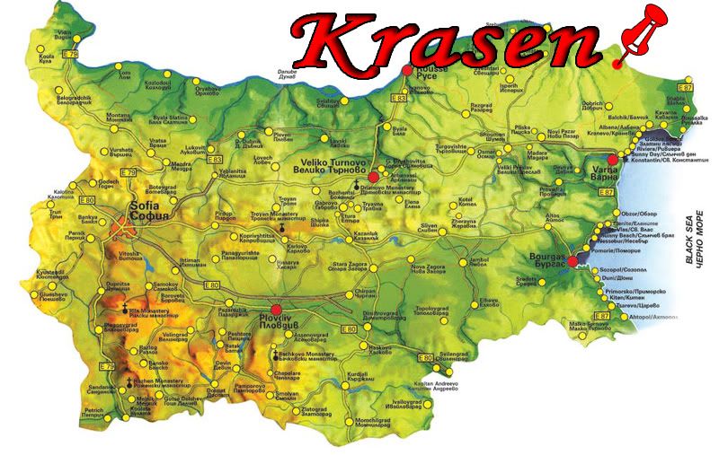 Krasen map
