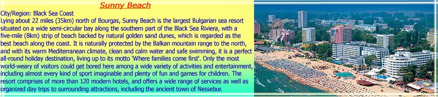 Sunny beach resort
