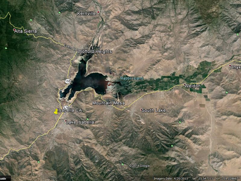 Isabella CA River Gold Mine Kern County Placer Mining Claim Pan Sluice High Bank