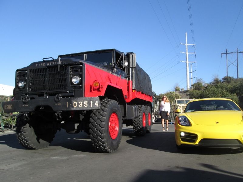 184 Mile USMC M931A2 Military 5-Ton 6x6 Fire Rescue Cargo Truck Diesel