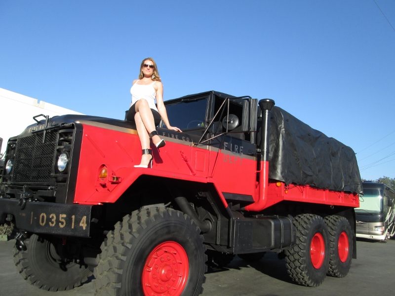 184 Mile USMC M931A2 Military 5-Ton 6x6 Fire Rescue Cargo Truck Diesel