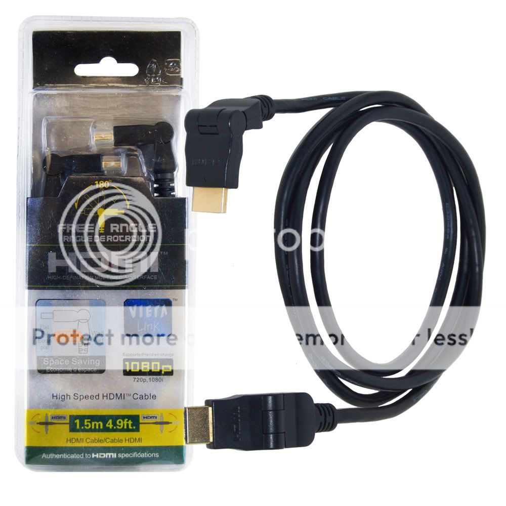 5M 5ft (4.9ft) HDMI Free Angle Cable Ver1.3