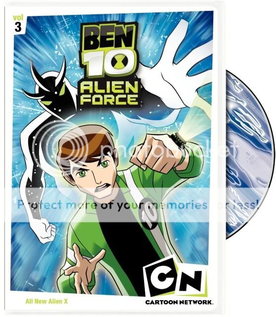 Ben 10 Alien Force   Vol. 3 (DVD, 2009) Cartoon Network BRAND NEW 